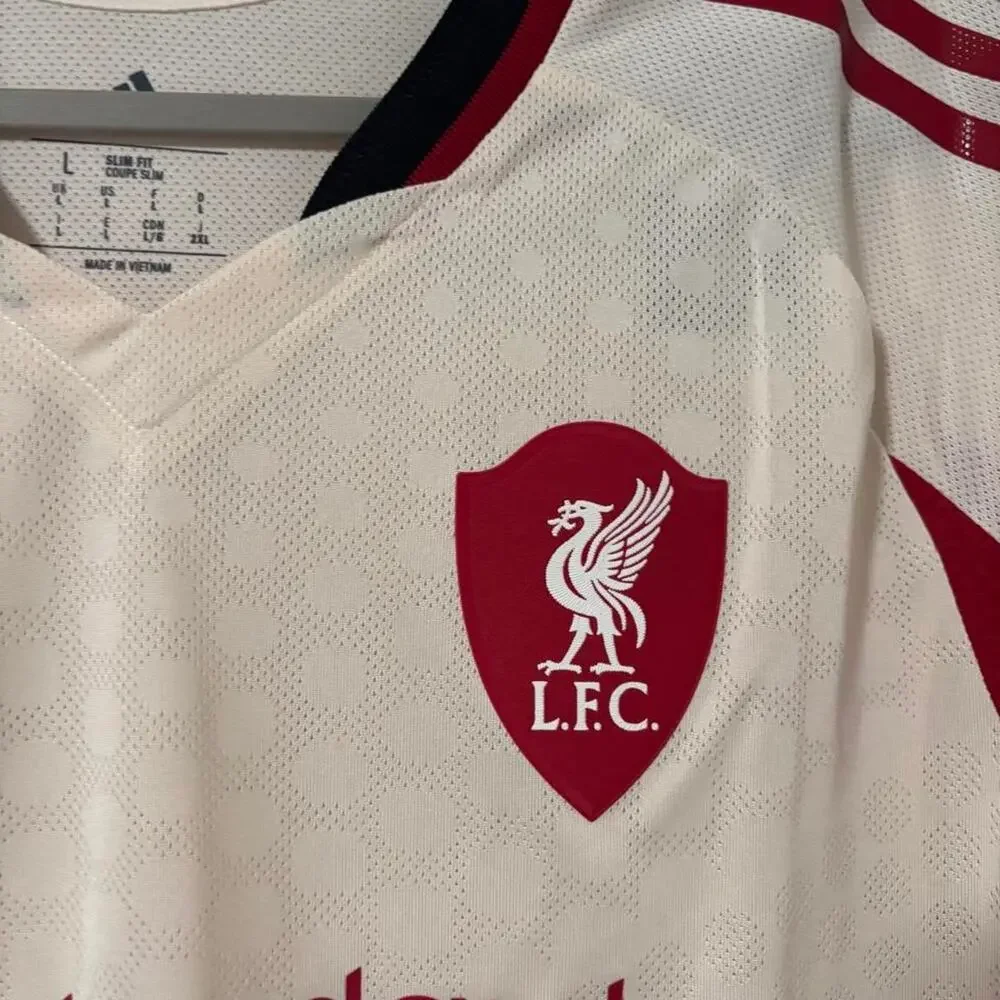 Adidas liverpool away wonder white